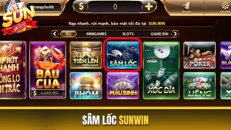 Lý do nên chọn Sunwin để chơi Sâm